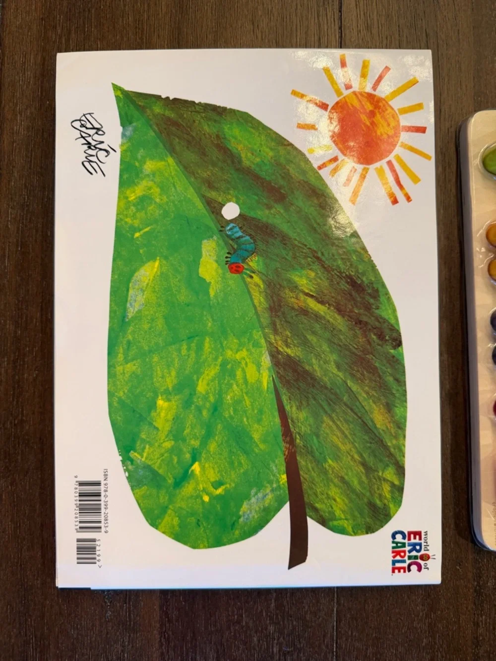 The Very Hungry Caterpillar Book and Wooden Alphabet Puzzle Set - Colorful